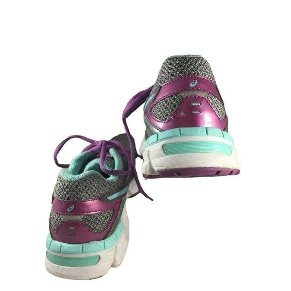 Asics Womens GEL Excite 3 Silver Purple Teal Size 6.5 Athletic Running Shoes - Picture 2 of 12